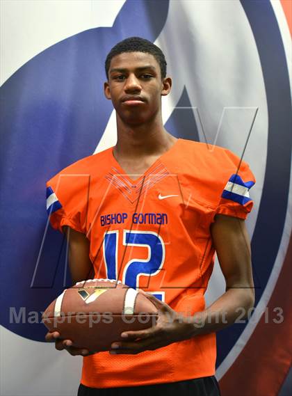 Thumbnail 1 in Bishop Gorman (Preseason Top 25 Photo Shoot) photogallery.