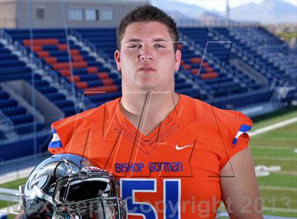 Thumbnail 1 in Bishop Gorman (Preseason Top 25 Photo Shoot) photogallery.