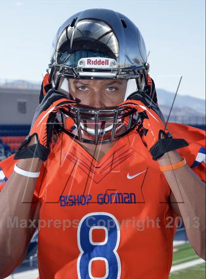 Thumbnail 2 in Bishop Gorman (Preseason Top 25 Photo Shoot) photogallery.