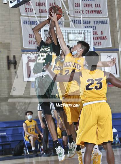 Thumbnail 1 in Christ The King vs Holy Cross (CHSAA Spring Tournament) photogallery.