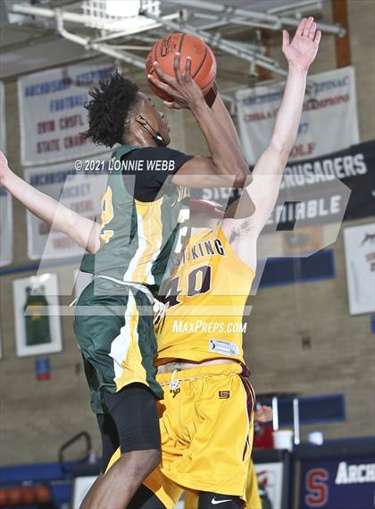 Thumbnail 1 in Christ The King vs Holy Cross (CHSAA Spring Tournament) photogallery.