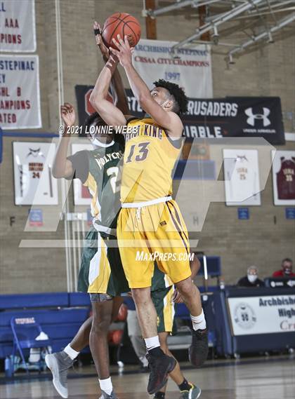 Thumbnail 3 in Christ The King vs Holy Cross (CHSAA Spring Tournament) photogallery.
