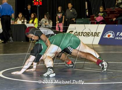 Thumbnail 2 in 2015 California State Girls Wrestling Consolation Round  photogallery.