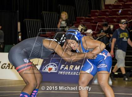 Thumbnail 3 in 2015 California State Girls Wrestling Consolation Round  photogallery.