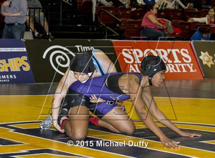 Thumbnail 3 in 2015 California State Girls Wrestling Consolation Round  photogallery.
