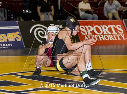 Thumbnail 2 in 2015 California State Girls Wrestling Consolation Round  photogallery.