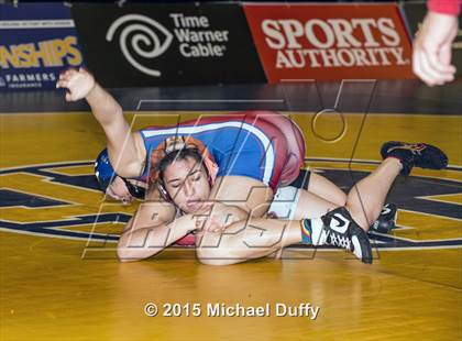 Thumbnail 2 in 2015 California State Girls Wrestling Consolation Round  photogallery.