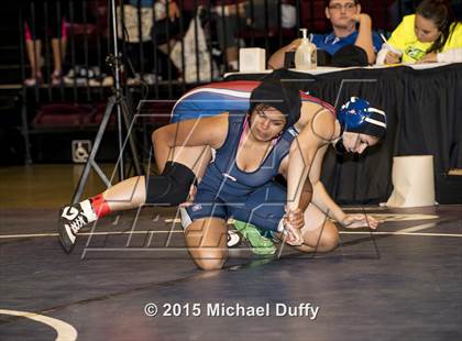 Thumbnail 2 in 2015 California State Girls Wrestling Consolation Round  photogallery.