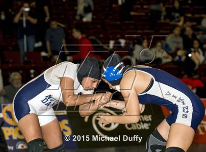 Thumbnail 3 in 2015 California State Girls Wrestling Consolation Round  photogallery.
