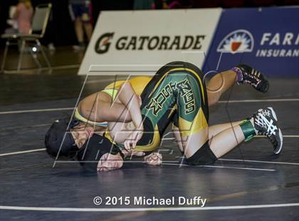 Thumbnail 1 in 2015 California State Girls Wrestling Consolation Round  photogallery.