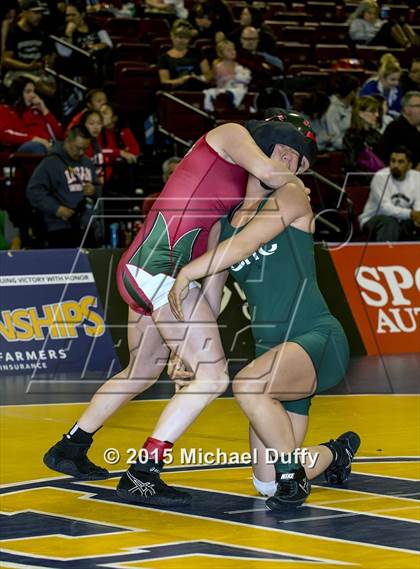 Thumbnail 3 in 2015 California State Girls Wrestling Consolation Round  photogallery.