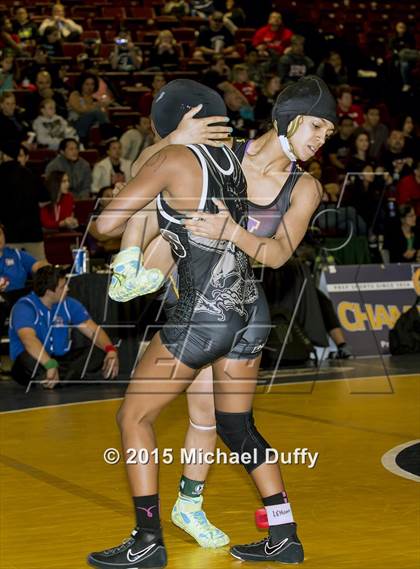 Thumbnail 1 in 2015 California State Girls Wrestling Consolation Round  photogallery.