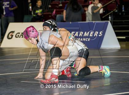 Thumbnail 2 in 2015 California State Girls Wrestling Consolation Round  photogallery.