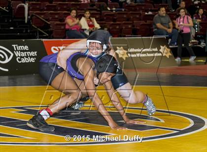 Thumbnail 2 in 2015 California State Girls Wrestling Consolation Round  photogallery.