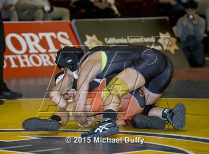 Thumbnail 2 in 2015 California State Girls Wrestling Consolation Round  photogallery.
