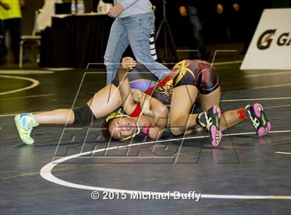 Thumbnail 2 in 2015 California State Girls Wrestling Consolation Round  photogallery.