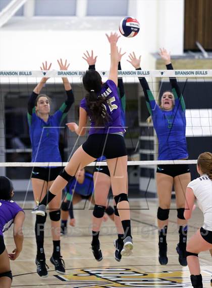 Thumbnail 1 in Bradshaw Christian @ Branson (CIF State NorCal D5 Semifinal) photogallery.