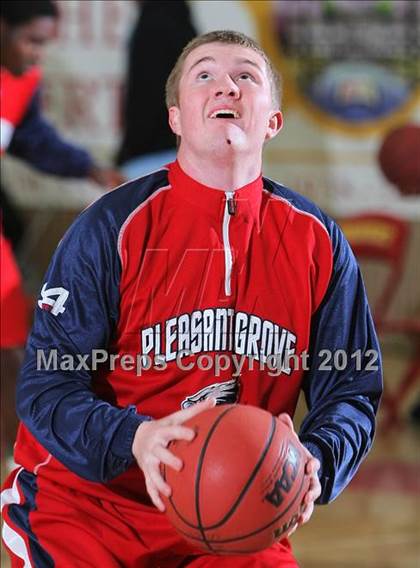 Thumbnail 2 in Pleasant Grove, CA vs. Pleasant Grove, UT (MaxPreps Holiday Classic) photogallery.