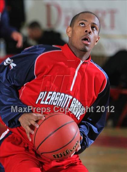 Thumbnail 1 in Pleasant Grove, CA vs. Pleasant Grove, UT (MaxPreps Holiday Classic) photogallery.