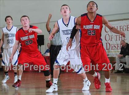 Thumbnail 3 in Pleasant Grove, CA vs. Pleasant Grove, UT (MaxPreps Holiday Classic) photogallery.