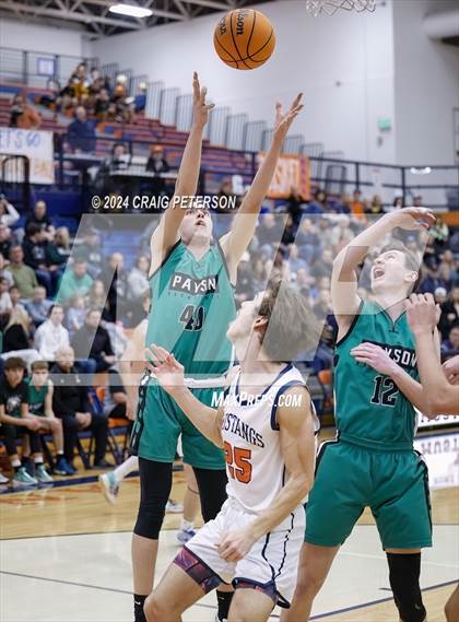 Thumbnail 3 in Payson @ Mountain Crest (UHSAA 4A First Round) photogallery.