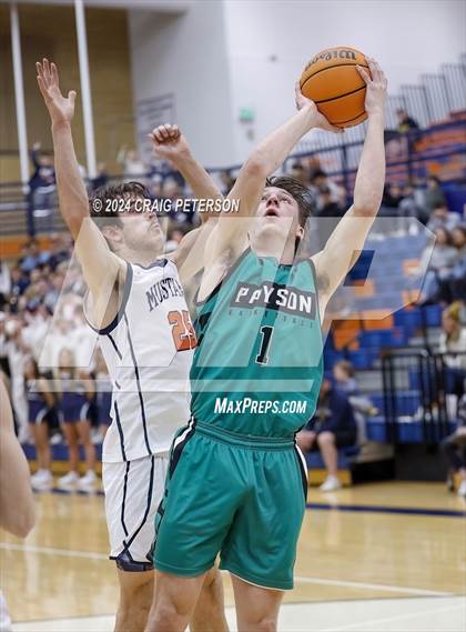 Thumbnail 3 in Payson @ Mountain Crest (UHSAA 4A First Round) photogallery.