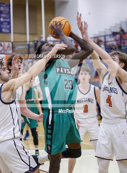 Thumbnail 2 in Payson @ Mountain Crest (UHSAA 4A First Round) photogallery.