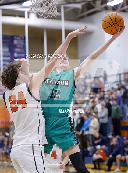 Thumbnail 2 in Payson @ Mountain Crest (UHSAA 4A First Round) photogallery.
