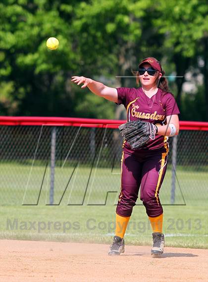 Thumbnail 3 in Elk County Catholic vs. Keystone (PIAA District IX Class A Final) photogallery.