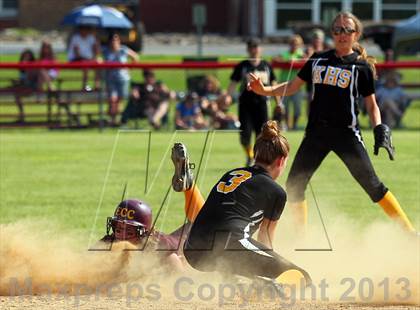 Thumbnail 2 in Elk County Catholic vs. Keystone (PIAA District IX Class A Final) photogallery.