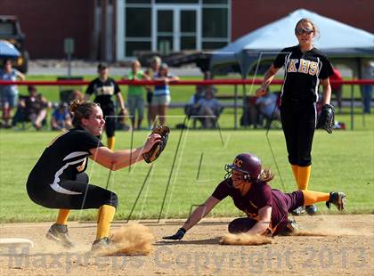 Thumbnail 2 in Elk County Catholic vs. Keystone (PIAA District IX Class A Final) photogallery.