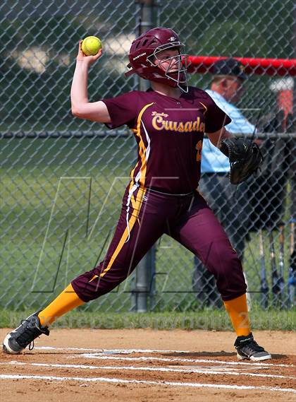 Thumbnail 3 in Elk County Catholic vs. Keystone (PIAA District IX Class A Final) photogallery.