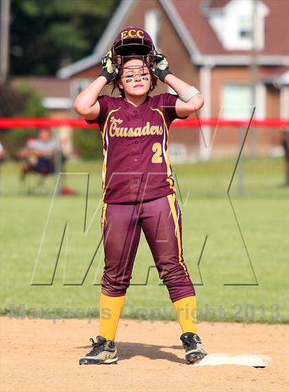 Thumbnail 2 in Elk County Catholic vs. Keystone (PIAA District IX Class A Final) photogallery.