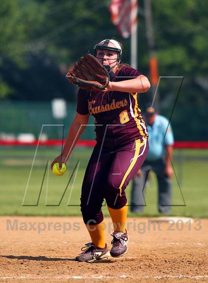 Thumbnail 3 in Elk County Catholic vs. Keystone (PIAA District IX Class A Final) photogallery.