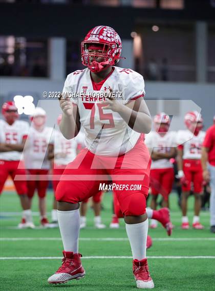 Thumbnail 3 in Terrell vs. Melissa (UIL 5A Regional Semi-Finals) photogallery.