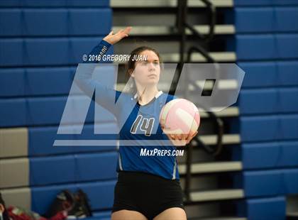 Thumbnail 2 in St. Scholastica vs. McGehee (Penguin Volleyball Classic) photogallery.