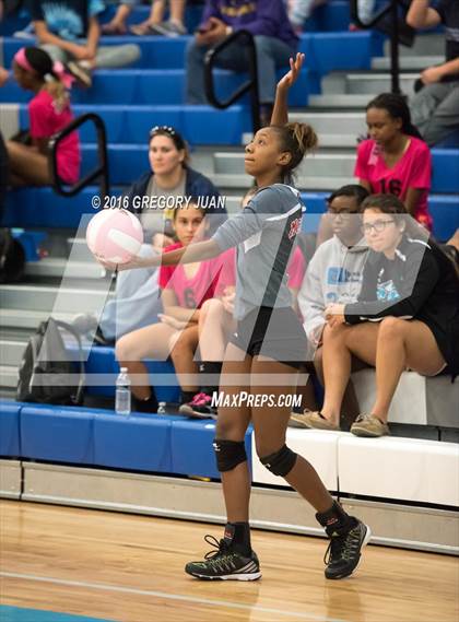 Thumbnail 1 in St. Scholastica vs. McGehee (Penguin Volleyball Classic) photogallery.