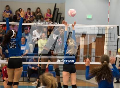Thumbnail 2 in St. Scholastica vs. McGehee (Penguin Volleyball Classic) photogallery.