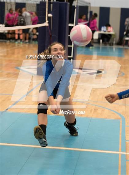 Thumbnail 3 in St. Scholastica vs. McGehee (Penguin Volleyball Classic) photogallery.