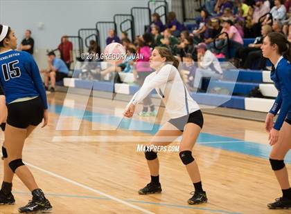 Thumbnail 3 in St. Scholastica vs. McGehee (Penguin Volleyball Classic) photogallery.