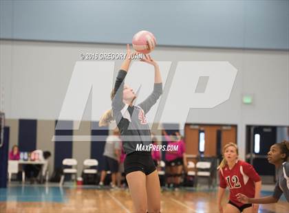 Thumbnail 3 in St. Scholastica vs. McGehee (Penguin Volleyball Classic) photogallery.