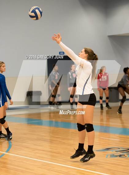 Thumbnail 3 in St. Scholastica vs. McGehee (Penguin Volleyball Classic) photogallery.
