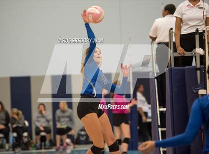 Thumbnail 3 in St. Scholastica vs. McGehee (Penguin Volleyball Classic) photogallery.