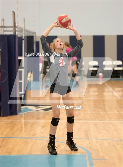 Thumbnail 3 in St. Scholastica vs. McGehee (Penguin Volleyball Classic) photogallery.