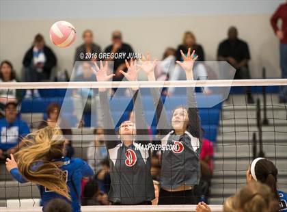 Thumbnail 1 in St. Scholastica vs. McGehee (Penguin Volleyball Classic) photogallery.