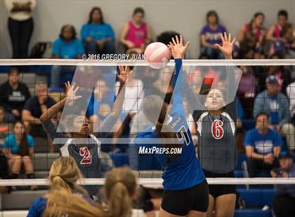 Thumbnail 3 in St. Scholastica vs. McGehee (Penguin Volleyball Classic) photogallery.