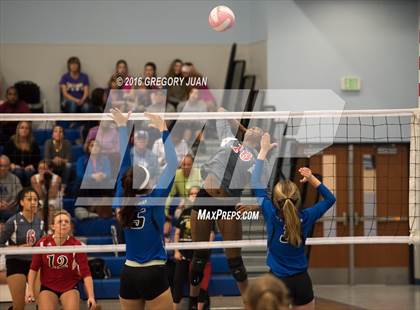 Thumbnail 1 in St. Scholastica vs. McGehee (Penguin Volleyball Classic) photogallery.