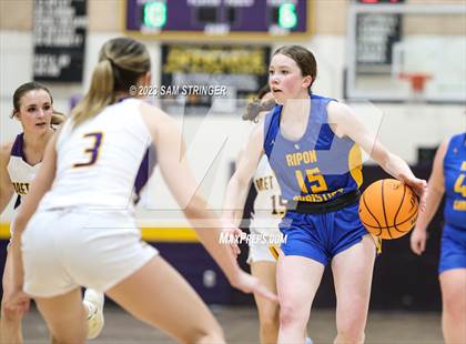 Thumbnail 3 in Bret Harte vs. Ripon Christian (CIF SJS D5 Quarterfinal) photogallery.