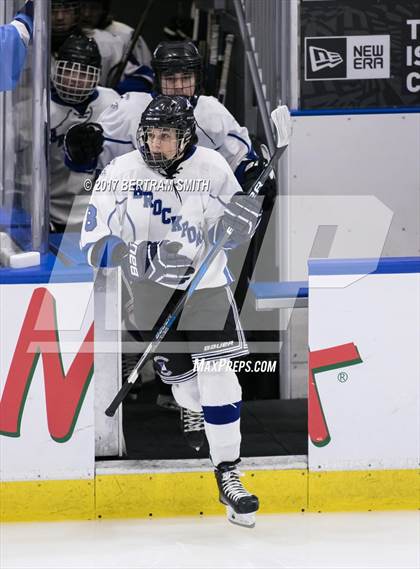 Thumbnail 2 in Pelham Memorial vs. Brockport (NYSPHSAA Division 2 Semifinal) photogallery.