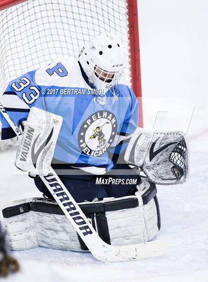 Thumbnail 2 in Pelham Memorial vs. Brockport (NYSPHSAA Division 2 Semifinal) photogallery.